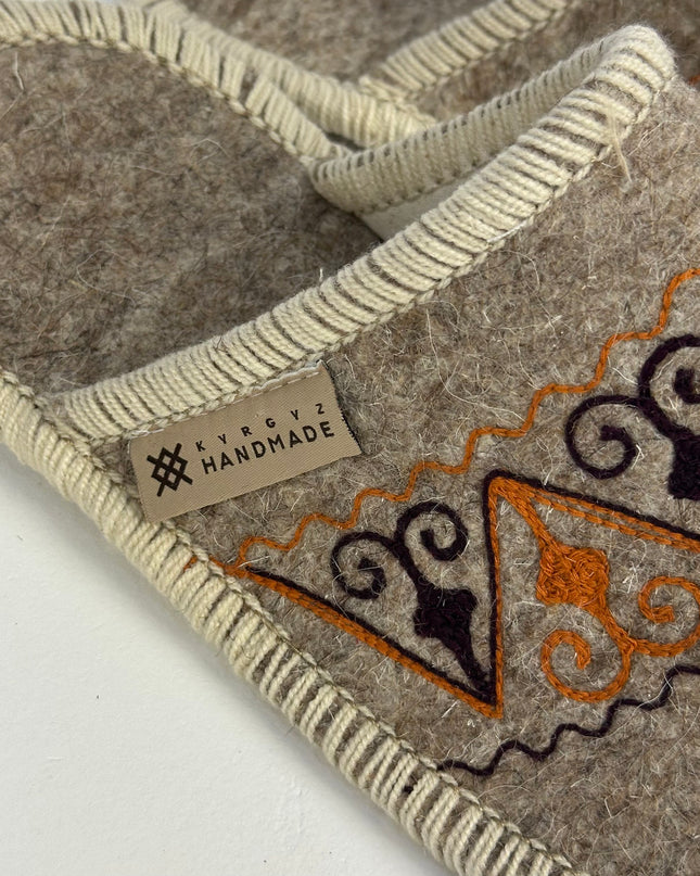 Handmade Felt Wool Slippers