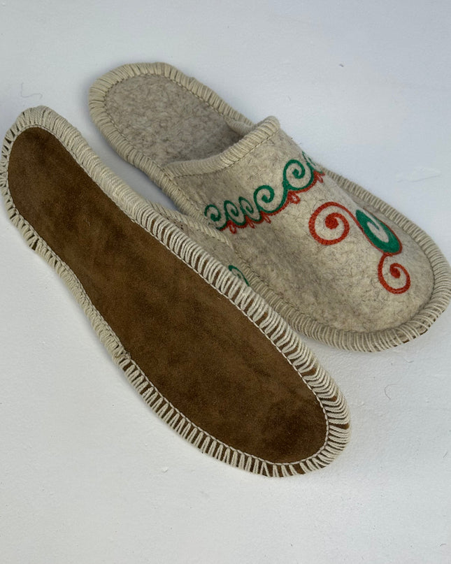 Handmade Felt Wool Slippers