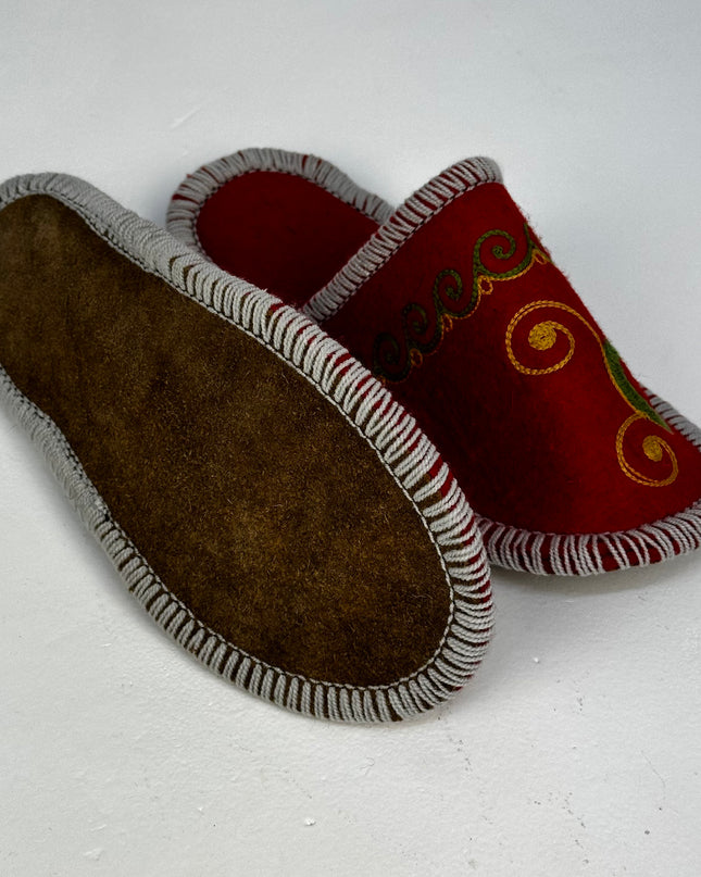 Handmade Felt Wool Slippers